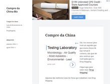 Tablet Screenshot of compredachina.biz